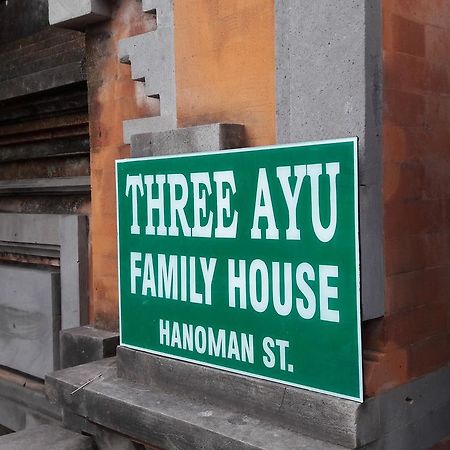 Three Ayu Family House Bed & Breakfast Ubud Dış mekan fotoğraf