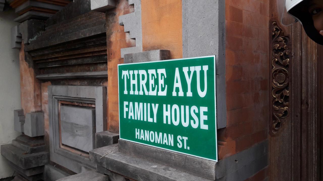 Three Ayu Family House Bed & Breakfast Ubud Dış mekan fotoğraf